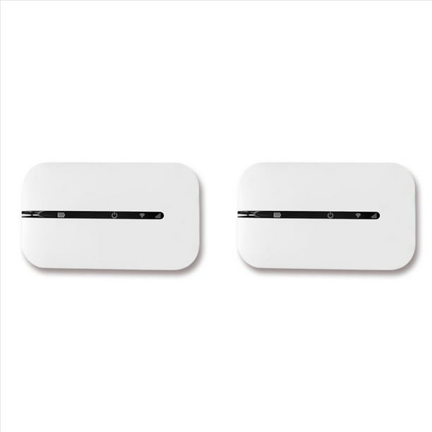 2X Enrutador WiFi de Bolsillo PortáTil 4G MóDem WiFi de 150 Mbps Punto de Acceso InaláMbrico Wifi MóVil para Coche con Ranura para Tarjeta Sim WiFi PortáTil