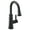 Matte Black, variant on Moen 6260 Belfield One-Handle Pulldown Bar Faucet with Power Clean Featuring Reflex, Chrome