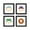 Black Framed Version, variant on Gallery Pops South Park - The Boys Headshot Wall Art Bundle (4-Pack)