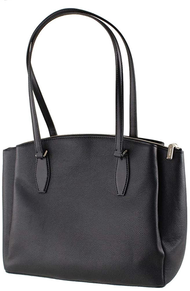 Kate Spade New York MONET LARGE TRIPLE COMPARTMENT TOTE Womens Leather Handbag black