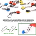 thumbnail image 3 of Fishing Line Shank Clip Connector Swivels Sinker Slides Hook, 3 of 6