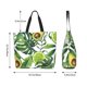 thumbnail image 5 of Easygdp Watercolor Green Tropical Bolsas Tote para Mujer, Bolsos de Hombro para Viaje, Bolsos de Mano de Gran Capacidad para Compras y Trabajo, 5 of 8