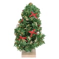 thumbnail image 3 of Dollhouse Christmas Tree, Miniature Model Lifelike 1: 12 Scaled 4.7 Inch Mini Christmas Tree Exquisite  For Tabletop, 3 of 8