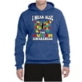 thumbnail image 2 of Wild Bobby I Wear Blue for Autism Awareness Unisex Hoodie Sweatshirt, 2 of 6