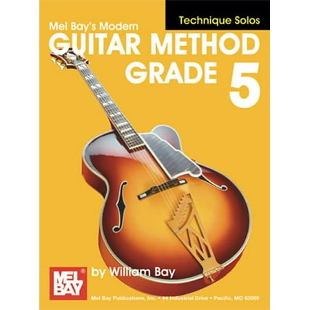 Modern Guitar Method Grade 5, Technique Solos - by William Bay -