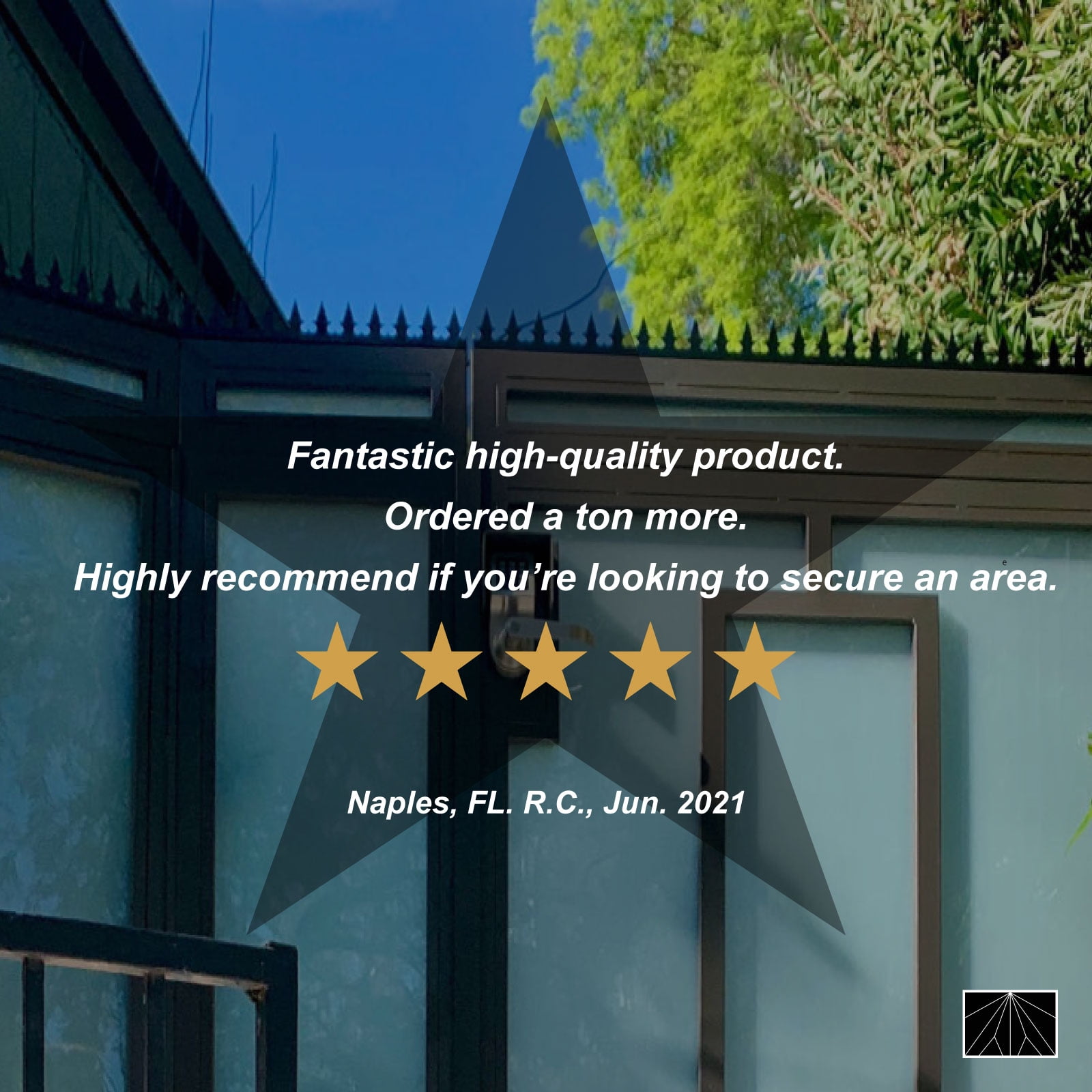 Ninja Deterrent™ | Fence Spikes Wall Spikes Anti Climb Home Security Guard| GizaGiza Heart Single Bladed 1m White | Bird Spikes