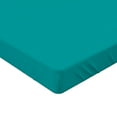 thumbnail image 2 of Ambesonne Chevron Fitted Sheet 2 Pcs Set, Neutral Modern Zigzags Art, Twin XL, Teal Dark Turquoise, 2 of 3