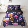 thumbnail image 2 of YST, Ocean Fish Print, Bedding Set, Marine, 7-Piece, Sea Theme, Full Size, 2 of 4