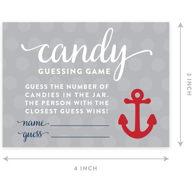 Guess the candy baby clearance shower game