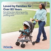 Kolcraft Cloud Sport Lightweight Stroller for Toddlers and Babies, Gray/Black