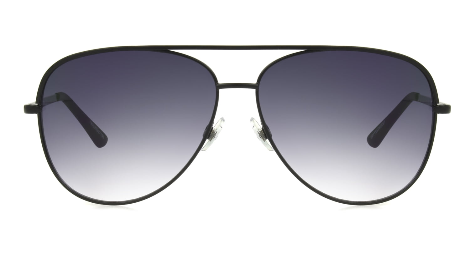 Foster Grant Women's Aviator Black Sunglass