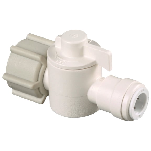 Watts Brass & Tubular 3552-0808 Straight Stop Valve, 1/2 x 3/8-In, Quick Connect - Quantity 5 — Standard Mounting Hardware, Drop-In Replacement