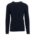 thumbnail image 6 of Men's Waffle-Knit Thermal Shirts With Contast Side Trim, 6 of 7