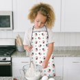 thumbnail image 4 of White Cow Fruit Pattern Kids Aprons for Girls and Boys,Adjustable Neck Strap Toddler Aprons for Kids Cooking Baking, 4 of 6