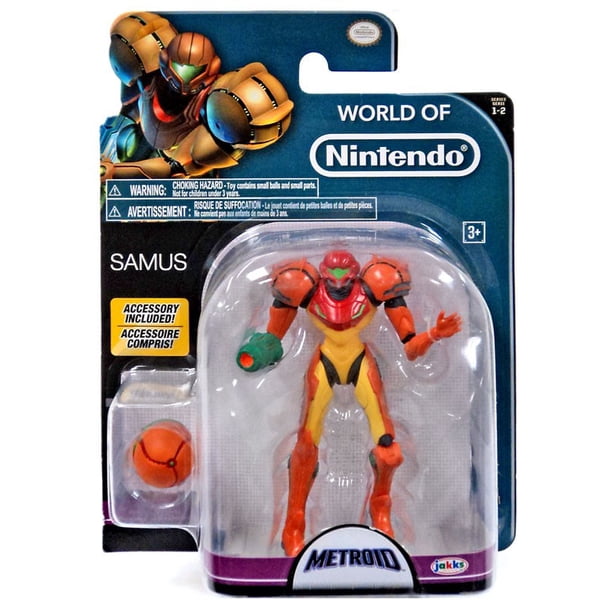 World Of Nintendo Series 2 4 Samus Action Figure With Morph Ball Walmart Com Walmart Com