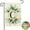 Garden Flag-C, variant on Monogram Letter A-Z Garden Flag, 12x18'''' Linen Double Sided Garden Flags for Outside, Family Last Name Initial Outdoor Decoration Flag, Suitable for Yard, Porch, Balcony (Flagpole not Included)