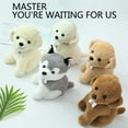 thumbnail image 3 of Darzheoy Dog Plush Toy Sitting Pose Dog Stuffed Doll for Kids Gift Plush Stuffed Animal Dog 8.7" Gift for Kids, 3 of 3