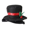 thumbnail image 5 of Mascota perro gato sombrero de copa disfraz de Cosplay sombrero de copa negro Navidad Halloween Cosplays accesorios suministros de disfraces de vacaciones, 5 of 5