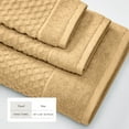 thumbnail image 4 of Great Bay Home Quick Dry Diamond Waffle 6 Piece Hand Towel Set, Sand, 4 of 7