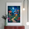 thumbnail image 2 of Diamond Art Kits for Adults - 5d Fairy Tale Mushroom Cottage Night Diamond Painting for Adults, Diamond Art for Adults Beginners, Diamond Painting Kits for Adults for Home Wall Decor, 2 of 7