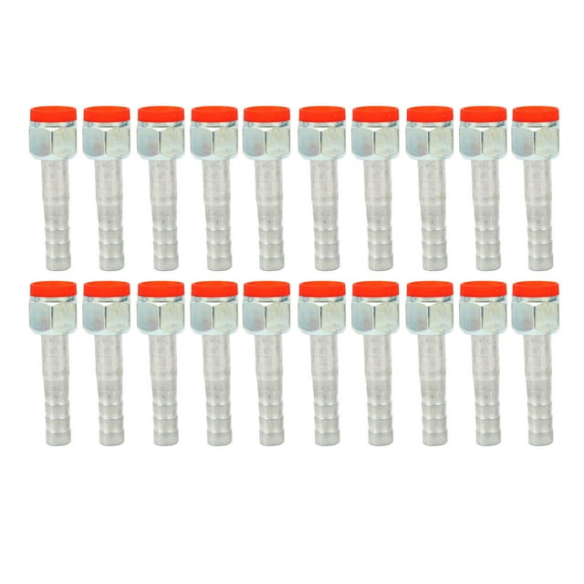 20 piezas de conexión de púas para manguera de aire acondicionado, de aluminio recto, de alta resistencia, universal, para coches y camiones, 5/8 pulg.