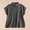 Dark Gray, variant on Women's Summer Button Pocket Split Hem T-Shirt, Round Neck Solid Short Sleeve Loose Casual Blouse Dark Gray XXL