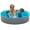 Gray, variant on JOYFY 48 x 12 Inches Plastic Kiddie Pool, Pet Swimming Pool Foldable Portable for Dogs Cats and Kids Blue