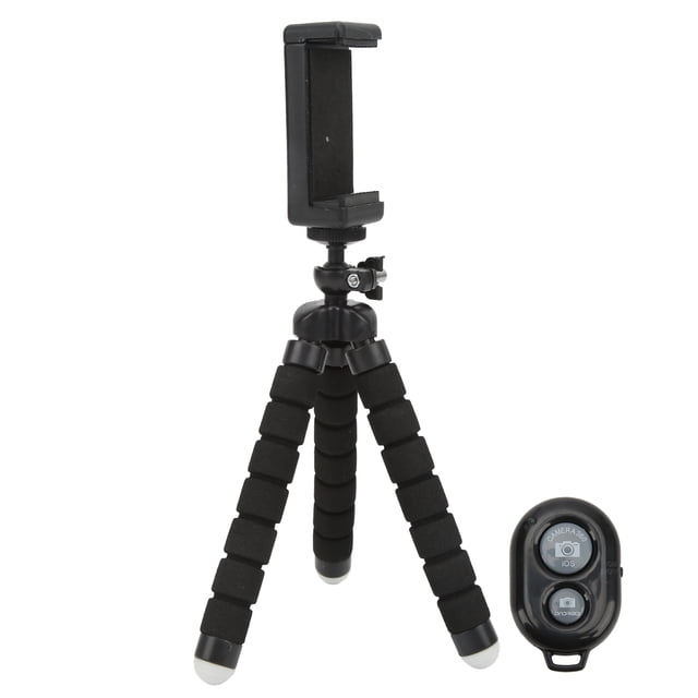 Trípode Trípode De Esponja Flexible Con Control Remoto Inalámbrico Soporte De Clip Para Teléfono Trípode/palo Selfie Ajustable