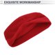 thumbnail image 4 of Sombrero de ciclismo Unique Bargains a prueba de viento y cálido forro de casco de poliéster rojo 26x22cm 1 Pcs, 4 of 7