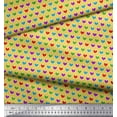 thumbnail image 3 of Soimoi Polyester Crepe Fabric Zig Zag Abstract Printed Craft Fabric by The Yard 52 Inch Wide, 3 of 3