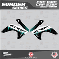 thumbnail image 2 of Kalair GFX Graphics Kit for Honda CRF150F (2015-2020) Evader Series, 2 of 5