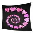 thumbnail image 4 of Manta de Franela Happy Valentine para Sofá, Manta de TV, Romántico para él, X 59 Pulgadas, Amor Corazón espiral Macarena Valentine Fleece Blanket, 4 of 8