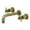 Antique Brass, variant on Kingston Brass KS8122DX Concord 2-Handle Wall Mount Bathroom Faucet, Polished Brass