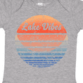 thumbnail image 4 of Inktastic Lake Vibes Distressed Retro Sunset Boys or Girls Baby Bodysuit, 4 of 5