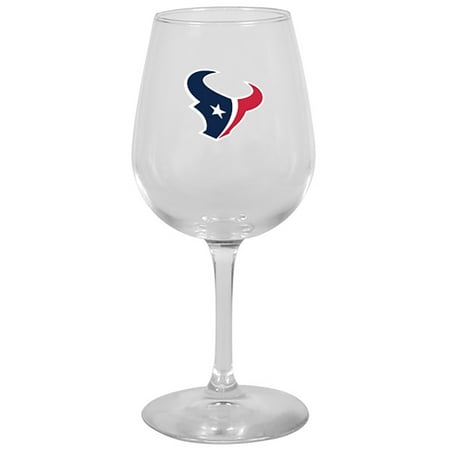 Houston Texans 12oz. Stemmed Wine Glass - No Size
