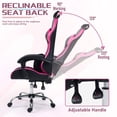 thumbnail image 4 of ALEAVIC Purple Gaming Chair, Swivel Computer Chairs for Adult, 4 of 6