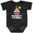 thumbnail image 3 of Inktastic Grandpas First Mate Girls Pink Sailboat Girls Baby Bodysuit, 3 of 5