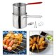 thumbnail image 5 of Olla freidora de acero inoxidable Soledad Olla para freír antiadherente utensilios de cocina Ollas para freír, 5 of 7