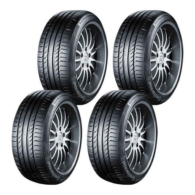 PAQUETE DE 4 LLANTAS 235/45 R18 CONTINENTAL CONTISPORTCONTACT 5 CONTISEAL FR 94W