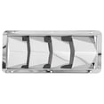 thumbnail image 1 of Grille d'Aération Marine à Persiennes Carrée 4 Fentes Couverture de Grille Volets de Bateau Store en Acier Inoxydable, 1 of 5