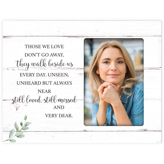 LifeSong Milestones Memorial Picture Frame for Sympathy Gifts - Those We Love Don't Go