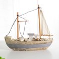 thumbnail image 2 of Decoration Ship Sailboat Sailing Boat Beach Nautical Decor Model Coastal Figurines Figurine Sail Tropical Satue Ornament, 2 of 6
