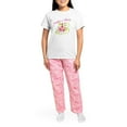 thumbnail image 4 of CafePress - Mother Of The Bride Women's Light Pajamas - Women's Short Sleeve Print T-Shirt and Pants Light Cotton Pajama Set, 4 of 7