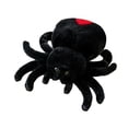 thumbnail image 4 of Figura de araña de peluche de 25cm, decoración para dormitorio, sofá, coche, Animal relleno, muñeco de araña negro, 4 of 9
