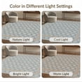 thumbnail image 7 of ODIKA 8'x10' Washable Area Rug Farmhouse Trellis Repeating Border Neutral Geometric Juniper for King Size Bedroom Under Bed, Master Suite, Non-Shedding, Easy Care, 7 of 7