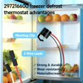 thumbnail image 4 of Repuesto de termostato de deshielo para refrigerador 297216600, 4 of 6