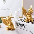 thumbnail image 2 of OwMell Ensemble de 2 Anges en Résine Chérubins Figurine, Décoration de Jardin Intérieur Extérieur 4 Pouces, Sculpture d'Ange Adorable Statue Commémorative une Paire, 2 of 5