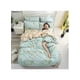 thumbnail image 1 of Sábana de algodón de imitación de cuatro piezas, funda de edredón, funda de almohada, cómoda y suave, 1 of 5