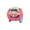 Red-RD, variant on MMJ Simulation Steering Wheel Toy Car Rear Seat Driving Simulation with Music and Lights for Birthday Gift for Age 3 to Adult 5.51x5.12x3.54in