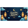 thumbnail image 5 of Ramadan Mubarak Lantern Moon Banner Decorations Backdrop Celebrations Festival Event Party Supplies Home Decor, 5 of 7